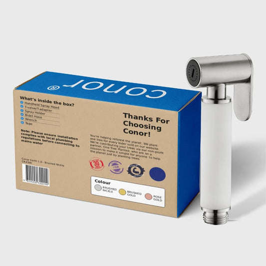 Conor Earth 1.0 White Handheld Bidet Spray with Installation Kit conors.com.au