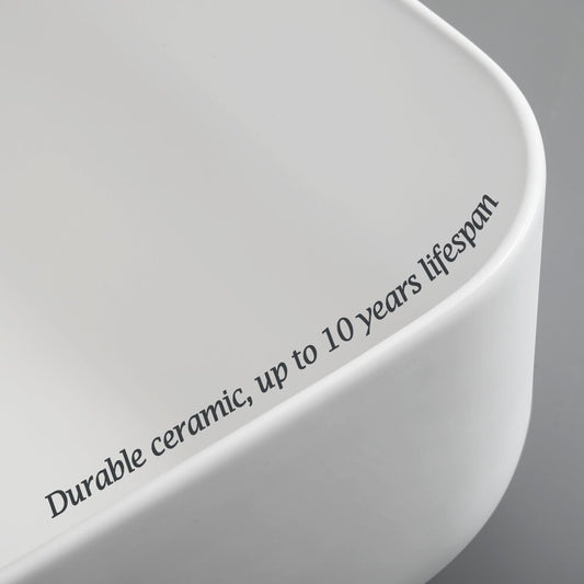 Simplus Bathroom Ceramic Basin Vanity Sink Hand Wash Bowl Above Counter 39X39CM