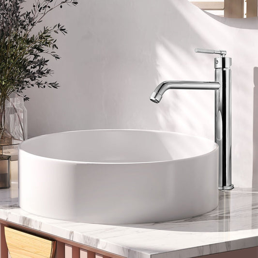 Simpuls Bathroom Vanity Tall Basin Mixer Tap Laundry Sink SS304 Faucet Chrome