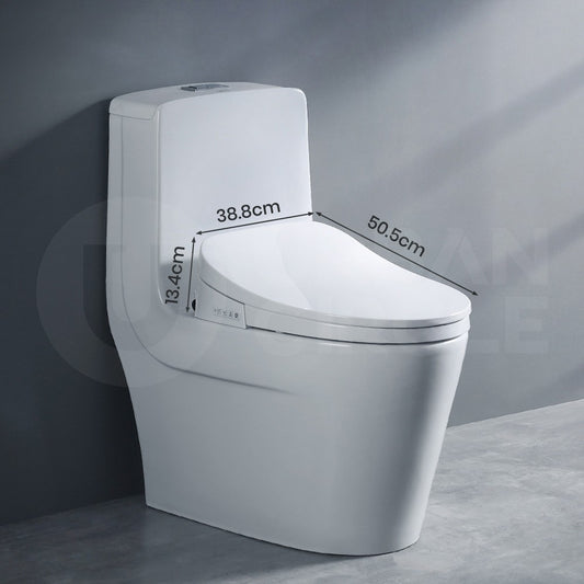 Simplus Smart Electric Bidet Toilet Seat Cover Paper Saving Auto Wash w Remote