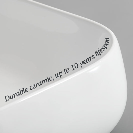 Simplus Bathroom Basin Vanity Sink Ceramic Above Counter Hand Wash 61cm x 41cm