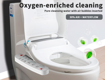 Duxta Smart Bidet Toilet Seat Cover LED Night Light Remote Control Antibacterial