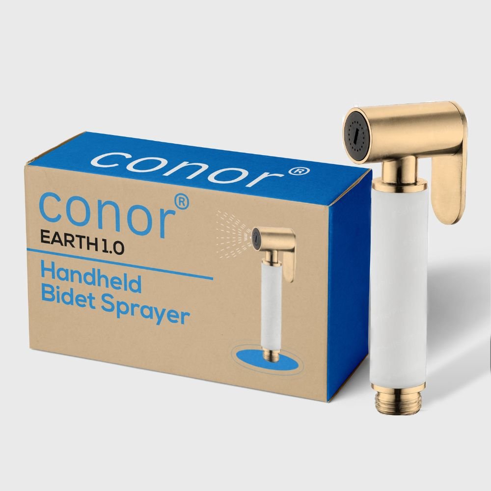 Conor Earth 1.0 Gold Handheld Bidet Spray with Installation Kit conors.com.au 