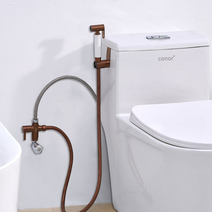 Conor Earth 1.0 Rose Gold Handheld Bidet Spray with Installation Kit conors.com.au 