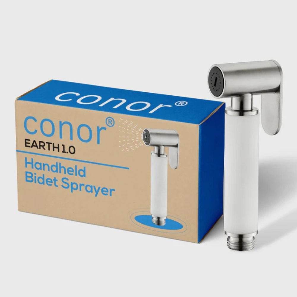 Conor Earth 1.0 White Handheld Bidet Spray with Installation Kit conors.com.au 