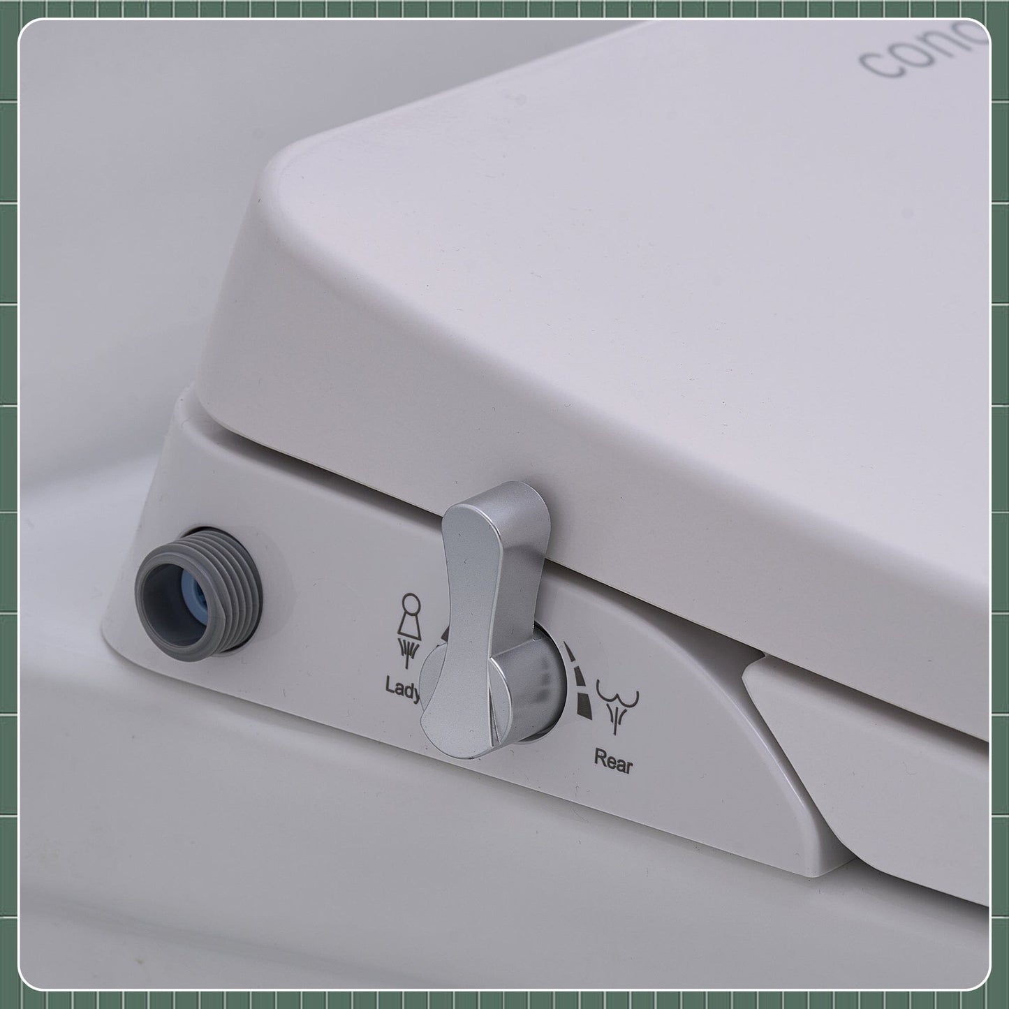 Toilet with Left Water Inlet