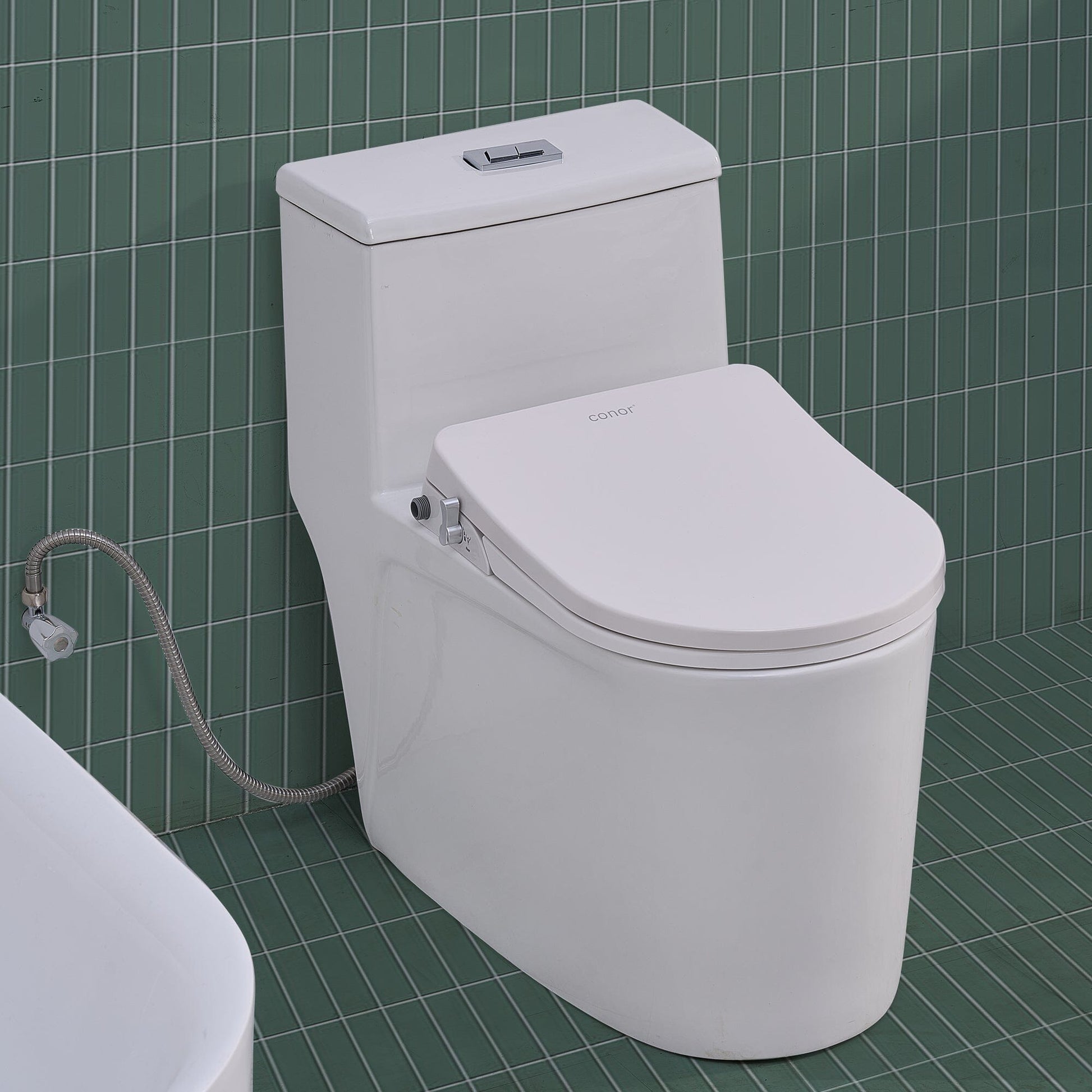 Toilet with Left Water Inlet