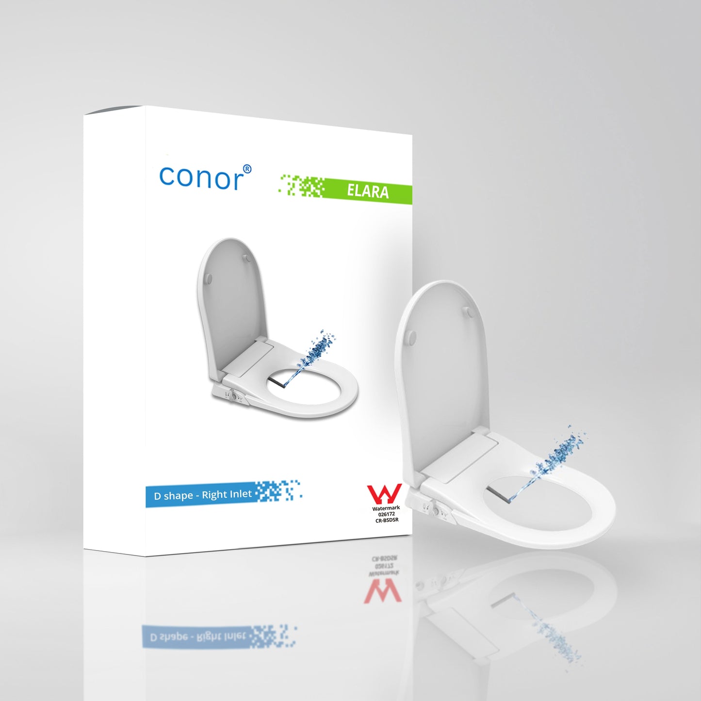 Toilet with Right Water Inlet