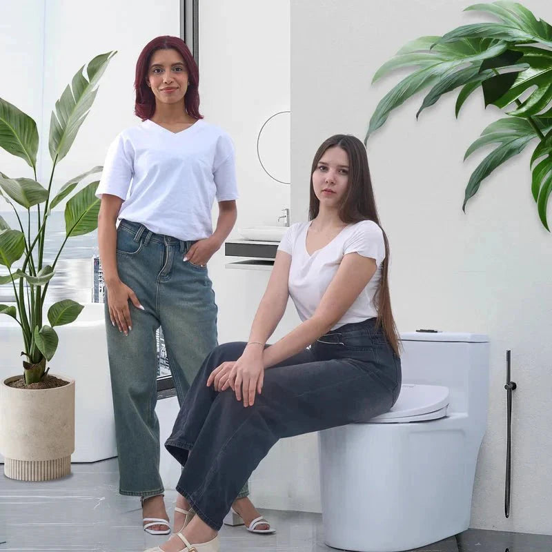 Toilet with Left Water Inlet