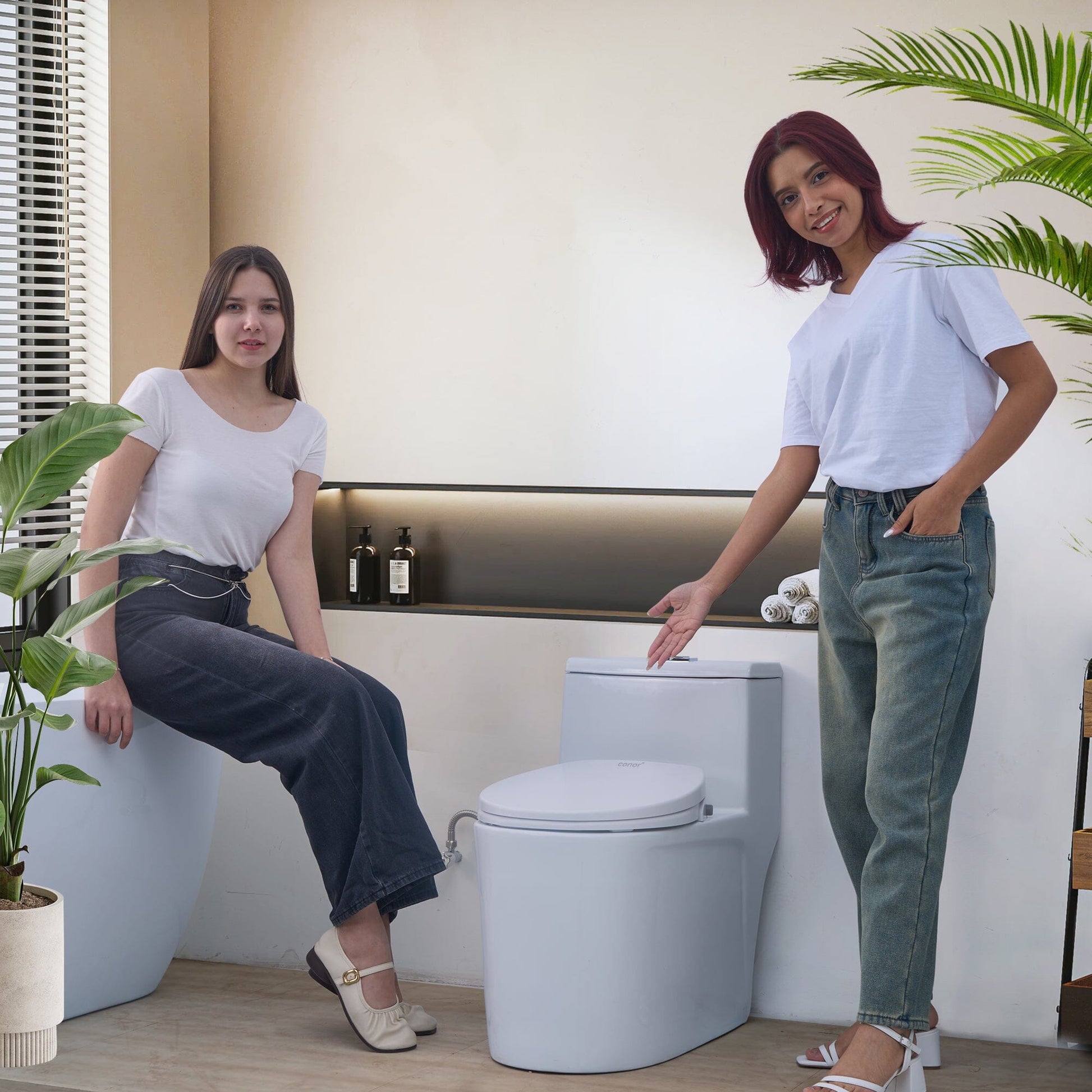 Toilet with Right Water Inlet