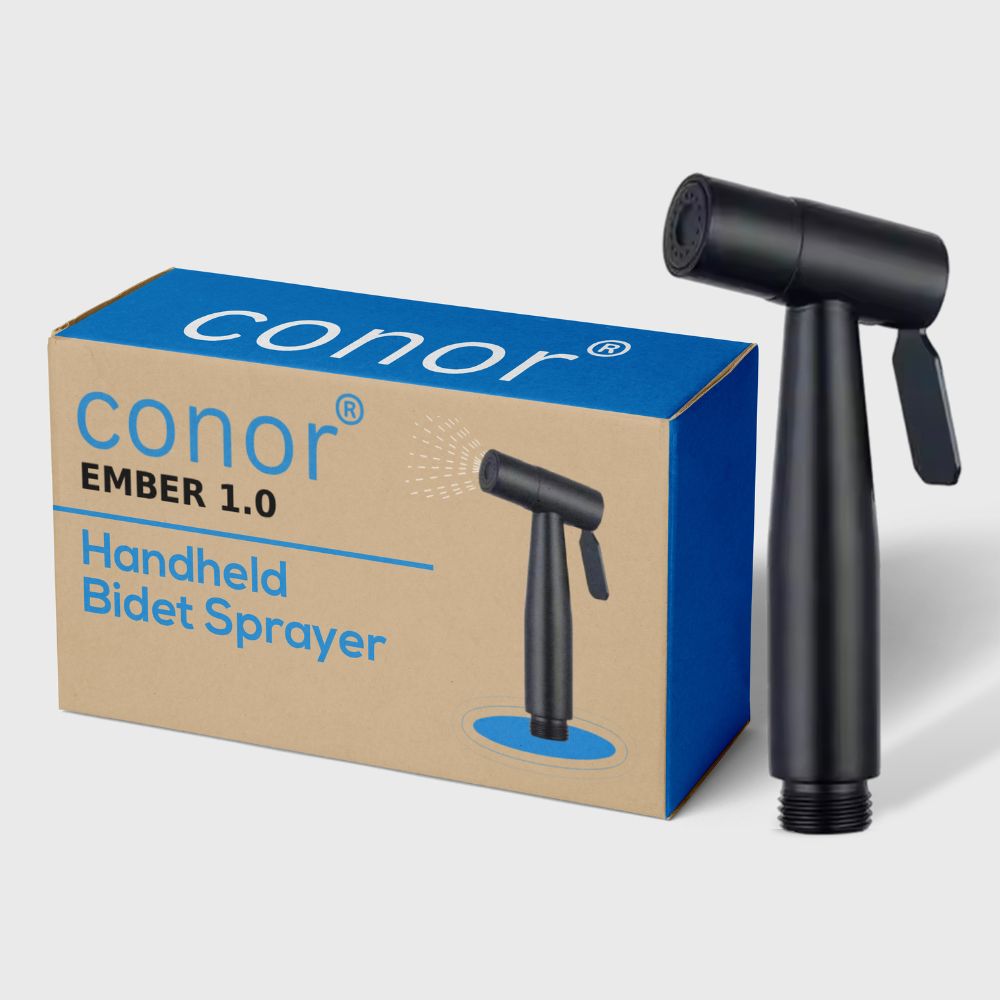 Conor Ember 1.0 Black Handheld Bidet Spray with Installation Kit conors.com.au 
