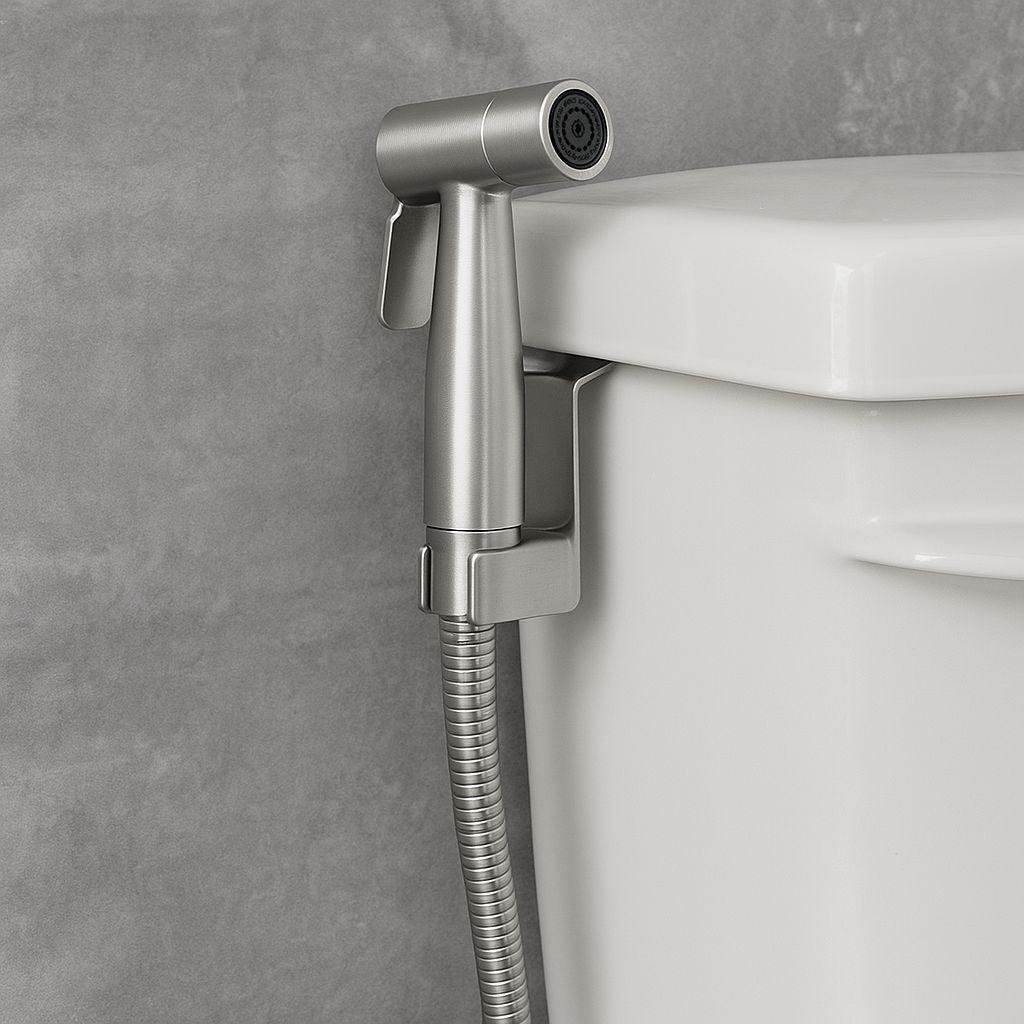 Conor Ember 1.0 Silver Handheld Bidet Spray with Installation Kit conors.com.au 