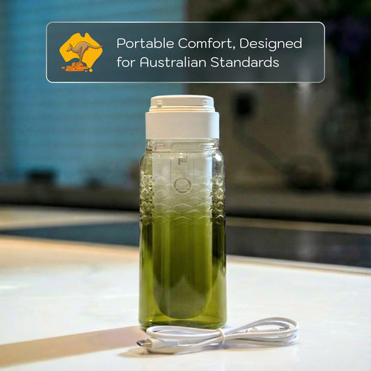 Conor Lumora Rechargeable Electric Portable Travel Bidet Sprayer - Green conors.com.au 