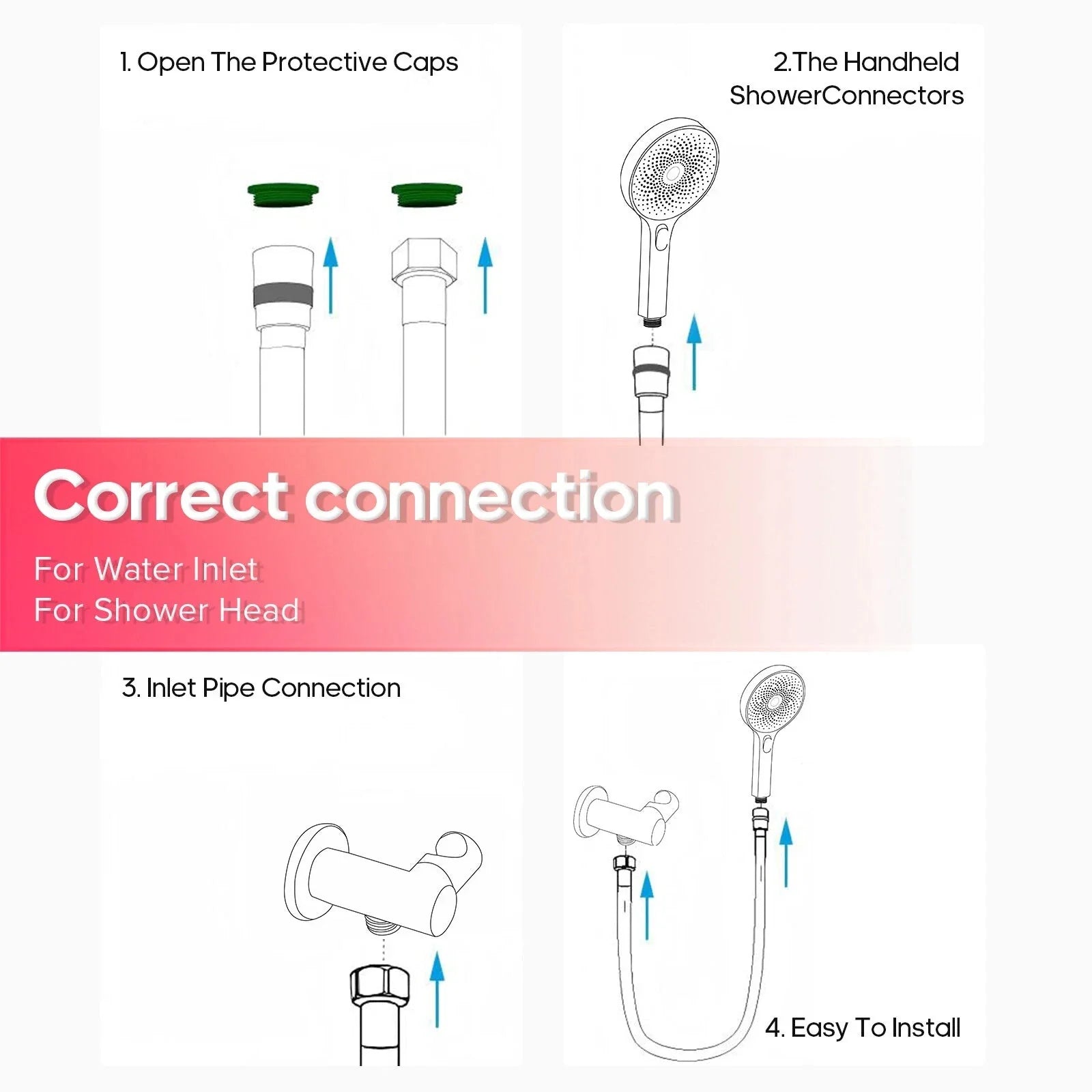 Premium Flexible Bidet Hose Gold conors.com.au 