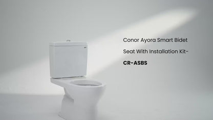 Conor Ayora Smart Bidet Seat with Installation Kit