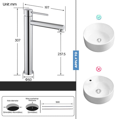 Decaura Bathroom Basin Mixer Tap with Pop Up Waste Chrome/Black/Brushed Gold