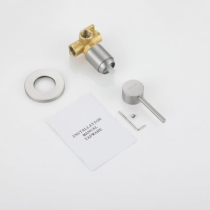 Decaura Shower Taps Brass Tapware Mixer Tap Brushed Gold/Black/Gunmetal/Nickel