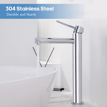 Decaura Bathroom Basin Mixer Tap Vanity Faucet Single Handle Tapware Tall/Small