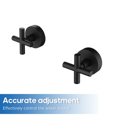 Decaura Shower Taps Brass Tapware Mixer Tap Brushed Gold/Black/Gunmetal/Nickel