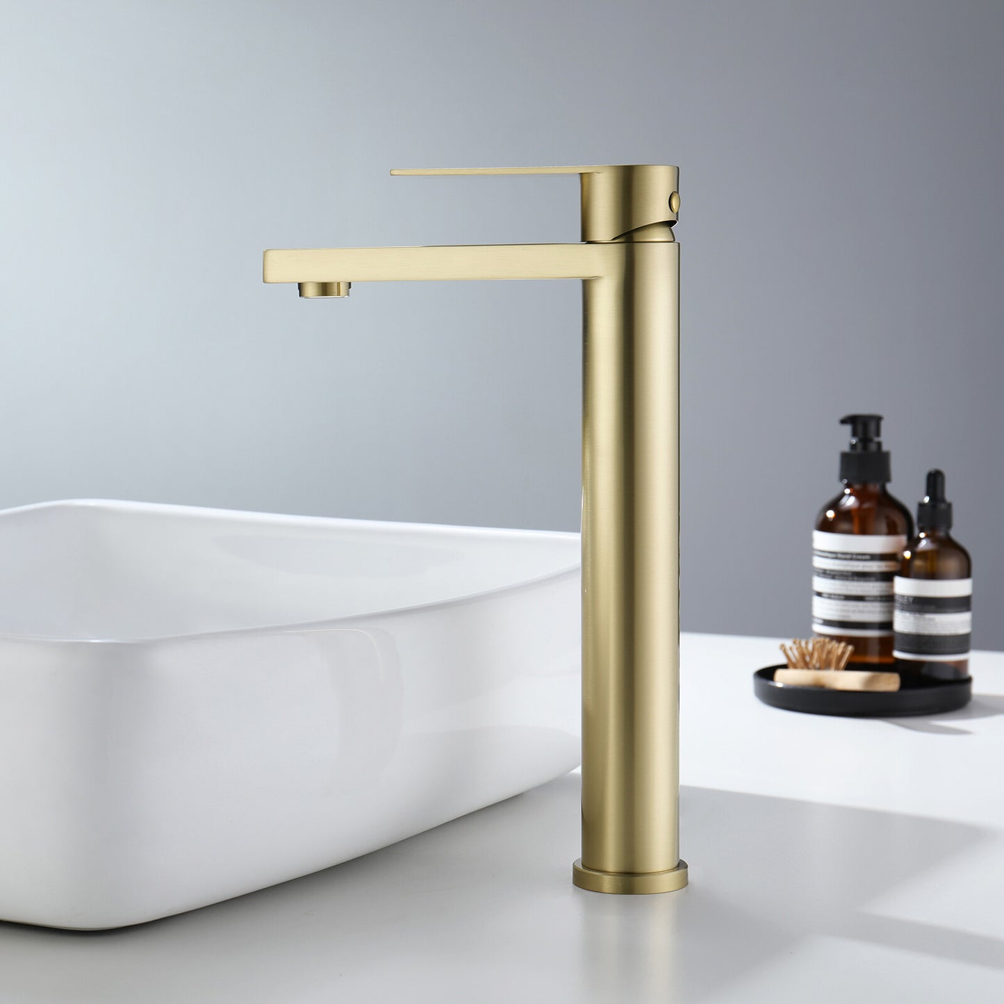 Decaura Bathroom Basin Sink Vanity Mixer Tap Black Chrome Brushed Gold