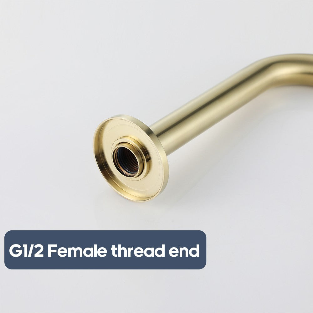 Decaura Bath Spout Wall Water Spout Basin Shower Mixer Taps Tapware Set Bathroom