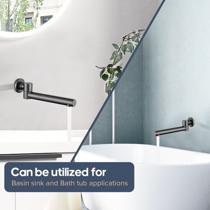 Decaura Bath Spout Wall Water Spout Basin Shower Mixer Taps Tapware Set Bathroom