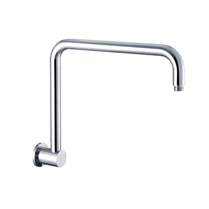 Decaura Rain Shower Head Gooseneck Shower Arm Chrome/Black Round/Square