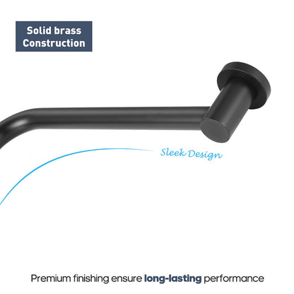 Decaura Rain Shower Head Gooseneck Shower Arm Chrome/Black Round/Square