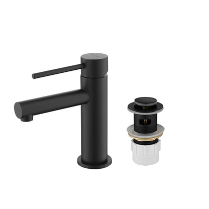 Decaura Bathroom Basin Mixer Tap with Pop Up Waste Chrome/Black/Brushed Gold
