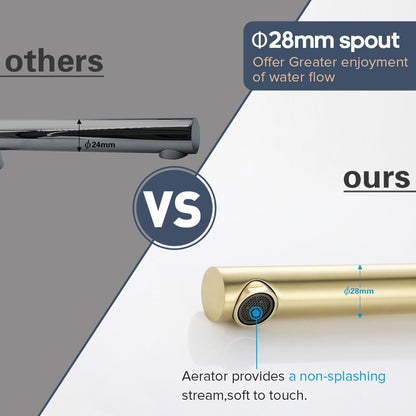 Decaura Bath Spout Wall Water Spout Basin Shower Mixer Taps Tapware Set Bathroom