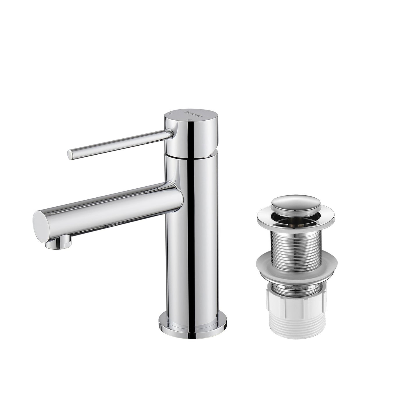 Decaura Bathroom Basin Mixer Tap with Pop Up Waste Chrome/Black/Brushed Gold
