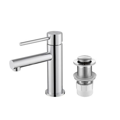 Decaura Bathroom Basin Mixer Tap with Pop Up Waste Chrome/Black/Brushed Gold
