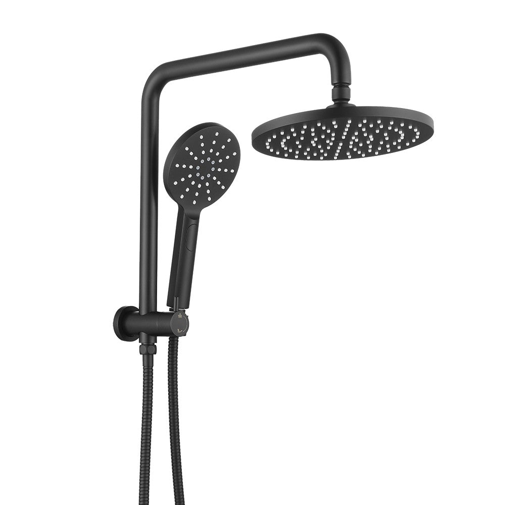 Decaura Shower Head Set 2 in 1 System Gooseneck Arm Wall Tapware Mixer Taps