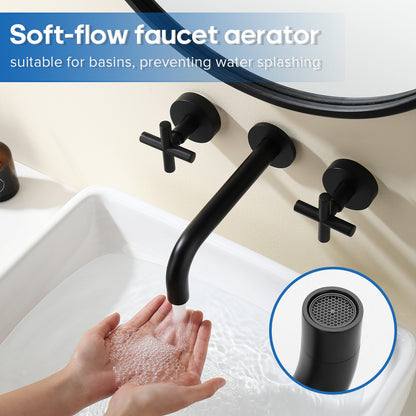 Decaura Bath Spout Wall Water Spout Basin Shower Mixer Taps Tapware Set Bathroom