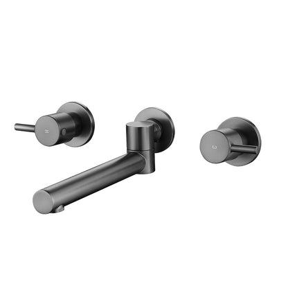 Decaura Bath Spout Wall Water Spout Basin Shower Mixer Taps Tapware Set Bathroom