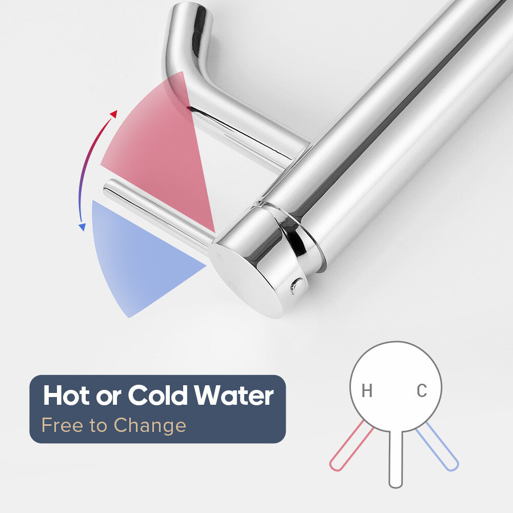 Decaura Basin Mixer Tap Bathroom Vanity Taps Pop Up Waste with/without Overflow