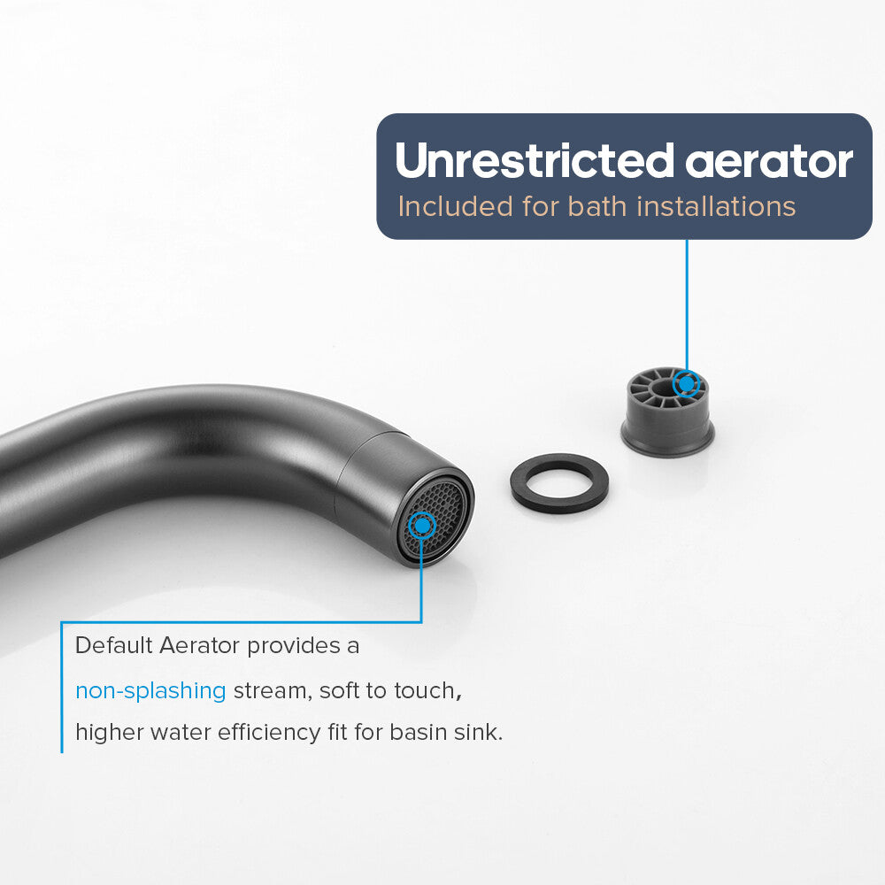 Decaura Bath Spout Wall Water Spout Basin Shower Mixer Taps Tapware Set Bathroom