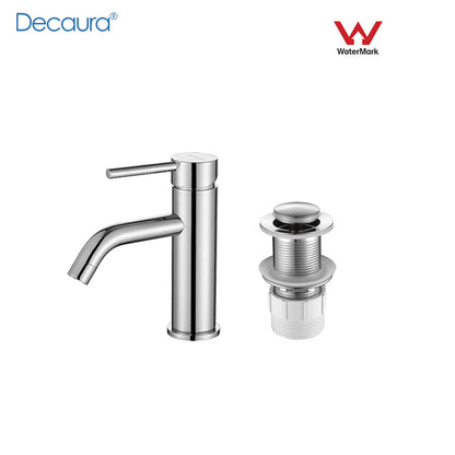 Decaura Basin Mixer Tap Bathroom Vanity Taps Pop Up Waste with/without Overflow