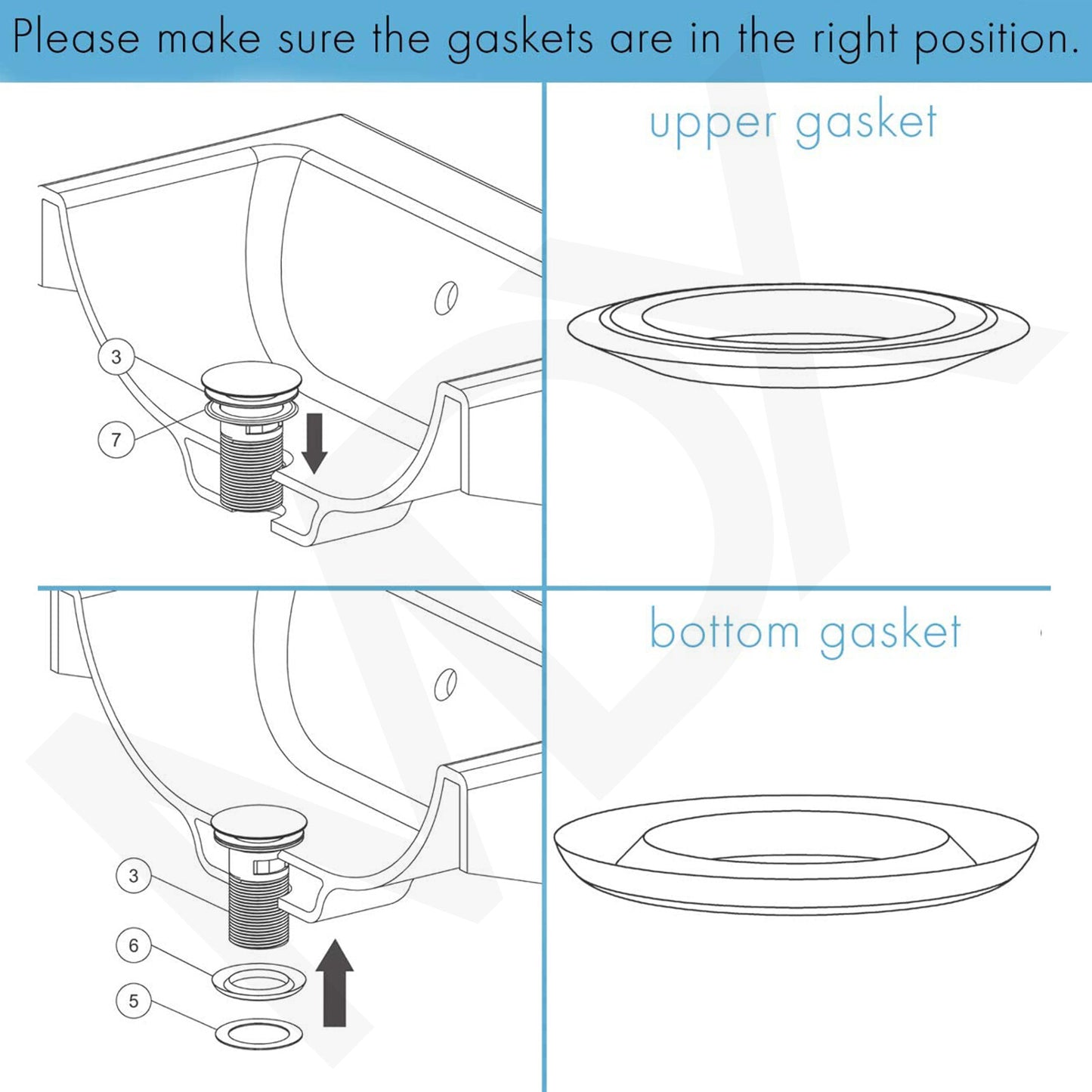 Decaura Pop Up Waste with/without Overflow P-Trap Bottle Trap for Basin Vanity