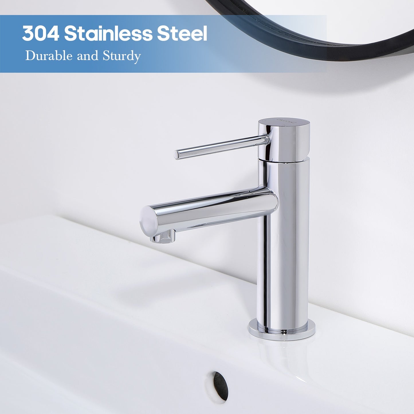 Decaura Bathroom Basin Mixer Tap Vanity Faucet Single Handle Tapware Tall/Small