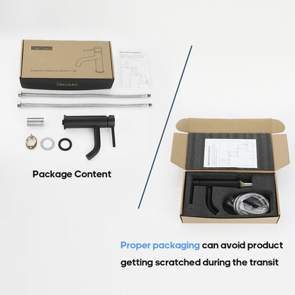 Decaura Bathroom Basin Mixer Tap Vanity Faucet Single Handle Tapware Tall/Small