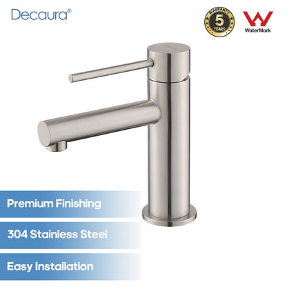 Decaura Bathroom Basin Mixer Tap Vanity Faucet Single Handle Tapware Tall/Small