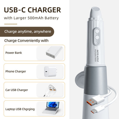 Aquatiz Portable Bidet for Travel, Electric Rechargeable Handheld Travel Bidet