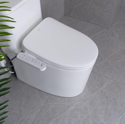AQUATIZ D-Shape Smart Heated Bidet Toilet Seat AQ1101