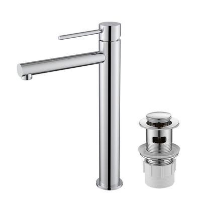 Decaura Bathroom Basin Mixer Tap with Pop Up Waste Chrome/Black/Brushed Gold