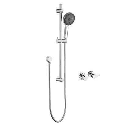Decaura Hand Held Shower Head On Sliding Rail Set Shower Mixer Tap Wall Tapware