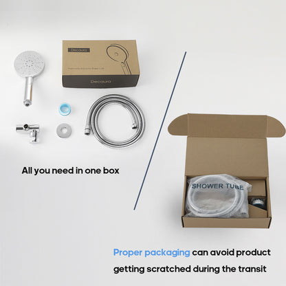 Decaura Shower Head Hand Held 3-Mode with Holder and Hose Handset Mixer Taps