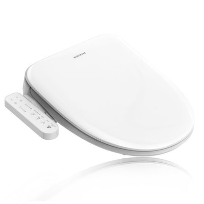AQUATIZ D-Shape Smart Heated Bidet Toilet Seat AQ1101