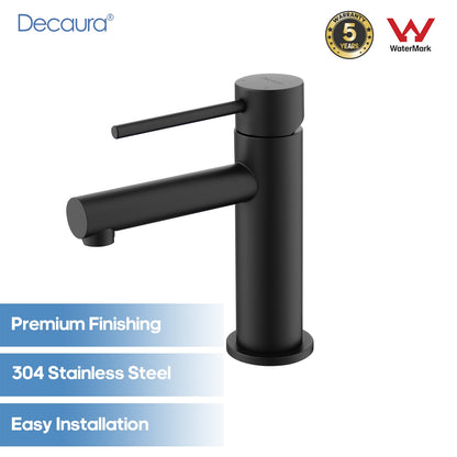 Decaura Bathroom Basin Mixer Tap Vanity Faucet Single Handle Tapware Tall/Small