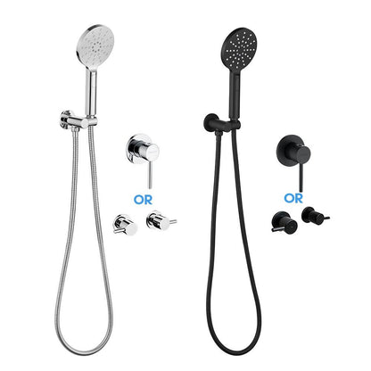 Decaura Shower Head Hand Held 3-Mode with Holder and Hose Handset Mixer Taps